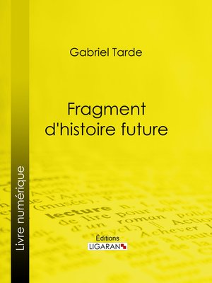 cover image of Fragment d'histoire future
